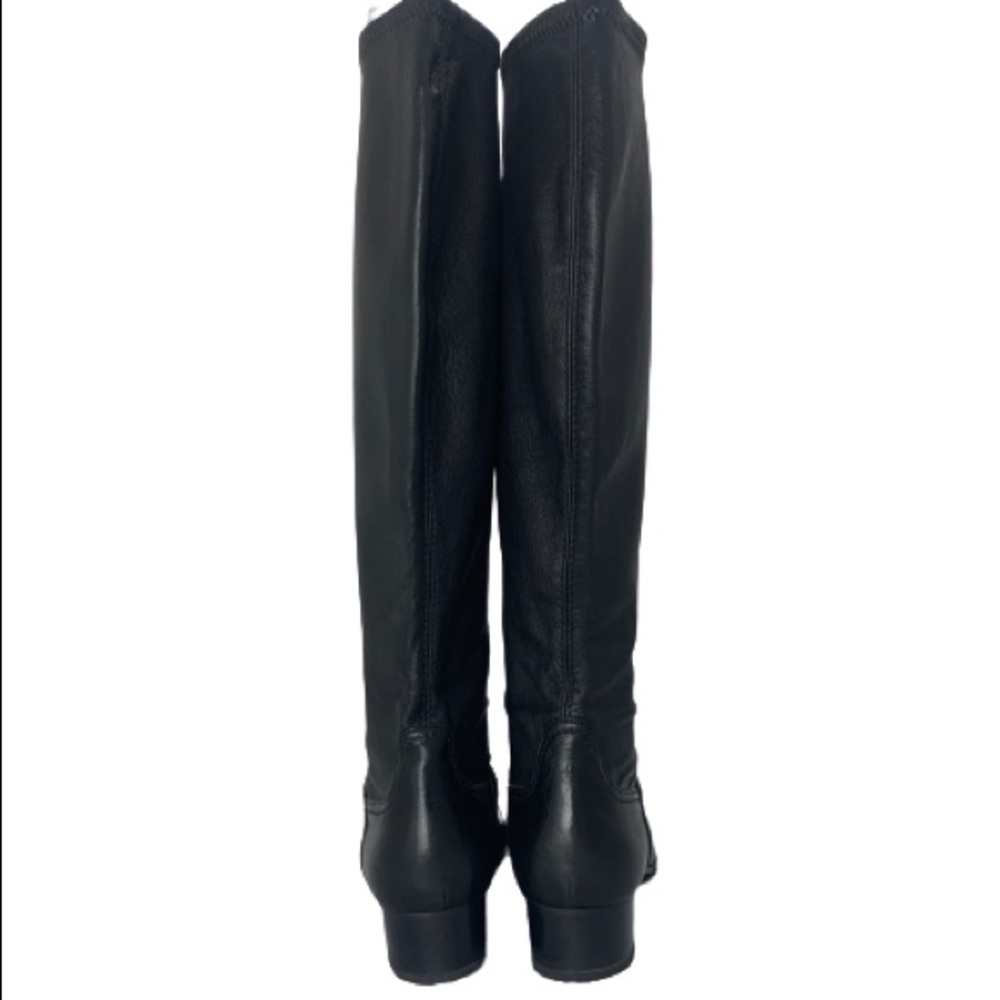 Cole Haan Knee High Heeled Boots in Black - Picture 4 of 5